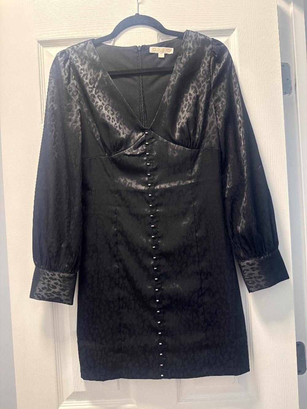 Black Satin Cheetah